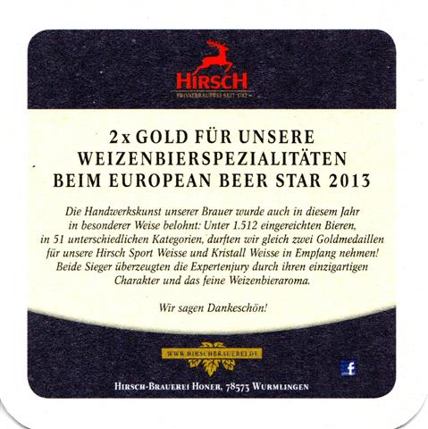 wurmlingen tut-bw hirsch preis 6b (quad185-2 x gold fr 2013)